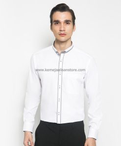 Kemeja Alisan Putih Shanghai List Double