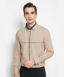 Kemeja Alisan Coklat Muda Special S30